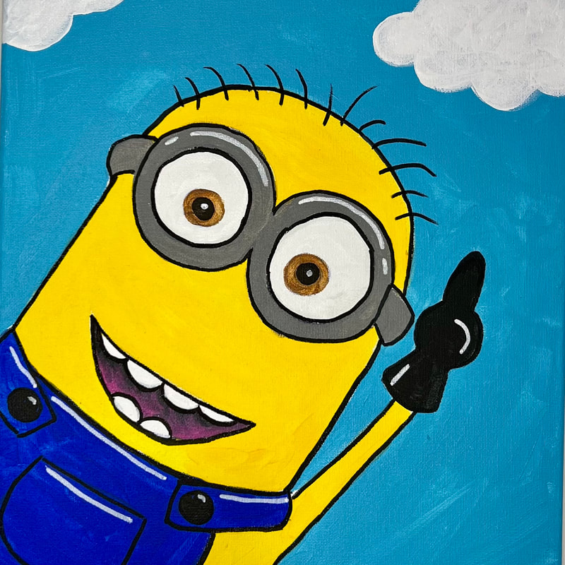 Minion in the clouds!
