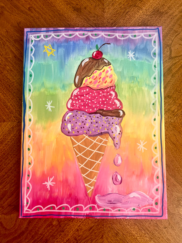 Rainbow Ice Cream Please!