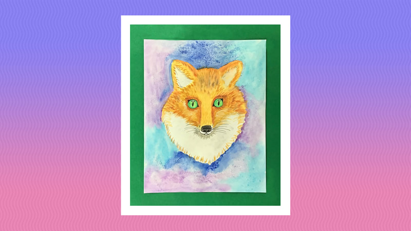 watercolor-fox